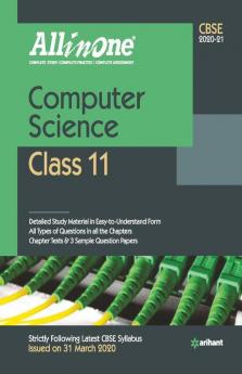 CBSE All In One Computer Science Class 11 for 2021 Exam