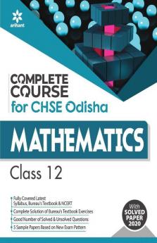 Complete Course For CHSE Odisha Mathematics Class 12 for 2021 Exam