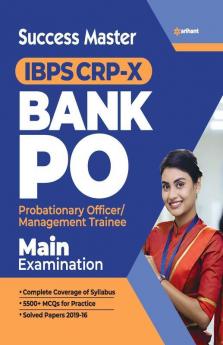 Success Master IBPS-CRP-X Bank Bank PO/MT Main Exam 2020