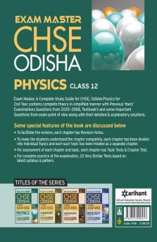 Exam Master CHSE Odisha Physics Class 12 2020-21