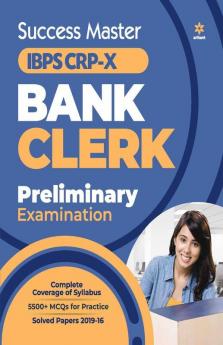 Success Master IBPS-VII Bank Clerk Preliminary Examination 2020 (Old Edition)