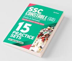 15 Practice Sets SSC Constable (GD) 2020 Hindi