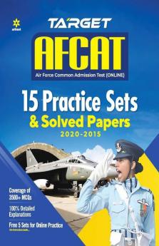 AFCAT 15 Practice Sets and Solved Papers 2021 (Old Edition)