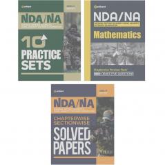 NDA & NA Guide NDA NA 10 Practice Sets & Chapterwise Solved Paper (National Defence Academy & Naval Academy) Hindi (Set of Books)