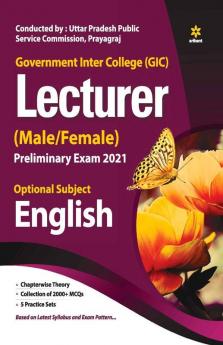 UPPSC Government Inter College (GIC) Lecturer Preliminary Exam 2021 English Book
