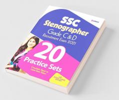 20 Practice Sets SSC Stenographer (Grade 'C' & 'D') 2021