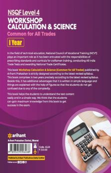 NSQF Level 4 Workshop Calculation & Science for All one Year Trades