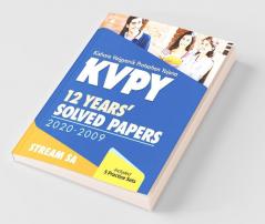 KVPY 12 Years Solved Papers 2020-2009 Stream SA