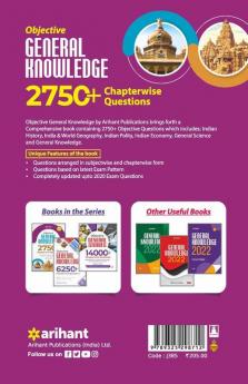 Objective General Knowledge Chapterwise Collection of 2750 + Question