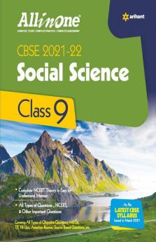 CBSE All In One Social Science Class 9 for 2022 Exam (Updated edition for Term 1 and 2)