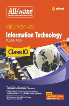 CBSE All In One Information Technology Class 10 for 2022 Exam (Updated edition for Term 1 and 2)