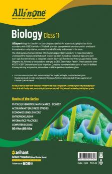 CBSE All In One Biology Class 11 for 2022 Exam (Updated edition for Term 1 and 2)