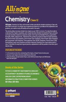 CBSE All In One Chemistry Class 12 for 2022 Exam (Updated edition for Term 1 and 2)