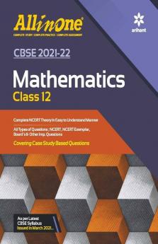 CBSE All In One Mathematics Class 12 for 2022 Exam (Updated edition for Term 1 and 2)