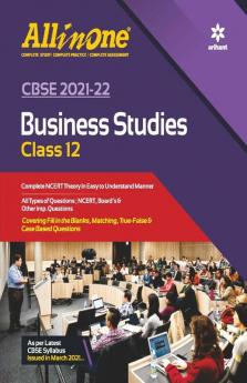 CBSE All In One Business Studies Class 12 for 2022 Exam (Updated edition for Term 1 and 2)