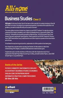 CBSE All In One Business Studies Class 12 for 2022 Exam (Updated edition for Term 1 and 2)