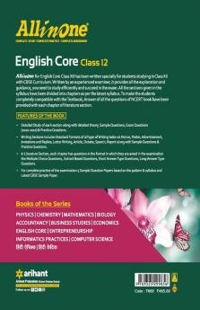 CBSE All In One English Core Class 12 for 2022 Exam (Updated edition for Term 1 and 2)