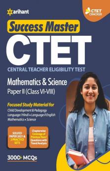 CTET Success Master Maths and Science Paper 2 for Class 6 to 8 for 2021 Exams