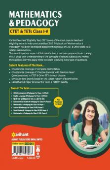 CTET and TET Mathematics and Pedagogy for Class 1 to 5 for 2021 Exams