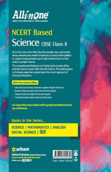 CBSE All In One NCERT Based Science Class 8 for 2022 Exam (Updated edition for Term 1 and 2)