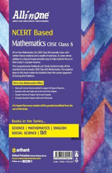 CBSE All In One NCERT Based Mathematics Class 8 for 2022 Exam (Updated edition for Term 1 and 2)