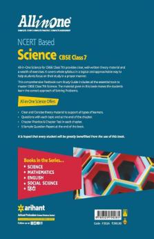 CBSE All In One NCERT Based Science Class 7 for 2022 Exam (Updated edition for Term 1 and 2)