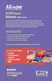 CBSE All In One NCERT Based Science Class 6 for 2022 Exam (Updated edition for Term 1 and 2)