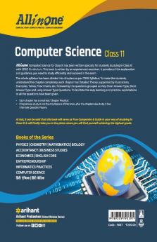 CBSE All In One Computer Science Class 11 for 2022 Exam (Updated edition for Term 1 and 2)