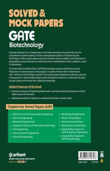 GATE Biotechnology Solved & Mock