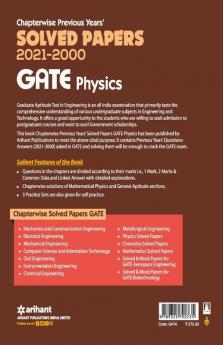Chapterwise Solved Papers (2021-2000) Physics GATE for 2022 Exam