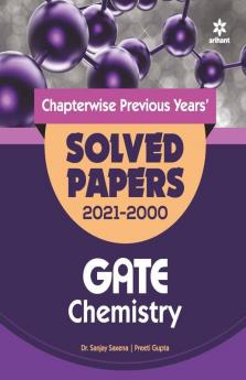 Chapterwise Solved Papers (2021-2000) Chemistry GATE for 2022 Exam