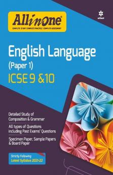 All In One English Language ICSE Class 9 and 10 2021-22