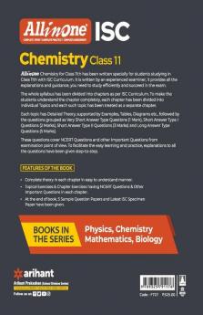 All In One Chemistry ISC Class 11 2021-22