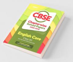 CBSE English Core Chapterwise Solved Papers Class 12 for 2022 Exam