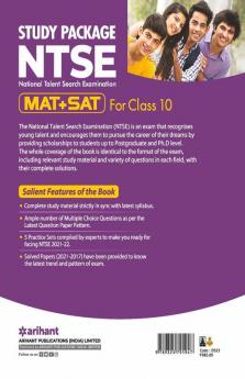 Study Guide NTSE (MAT + SAT) for Class 10 2021-22