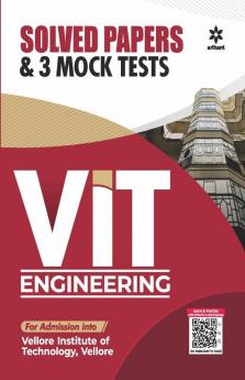 3 Mock Tests and Solved Papers for VIT Engineering 2022
