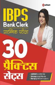 30 Practice Sets IBPS Bank Clerk Pre Exam 2021 Hindi