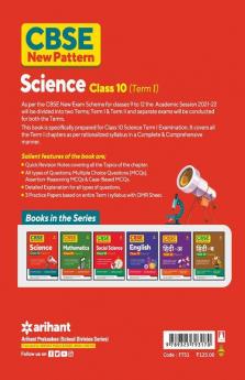CBSE New Pattern Science Class 10 for 2021-22 Exam (MCQs based book for Term 1)
