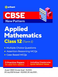 CBSE New Pattern Applied Mathematics 12th