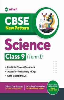 CBSE New Pattern Science Class 9 for 2021-22 Exam (MCQs based book for Term 1)