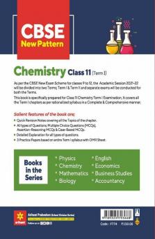 CBSE New Pattern Chemistry Class 11 for 2021-22 Exam (MCQs based book for Term 1)