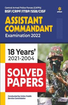 Solved Papers CAPF Assistant Commandant 2022