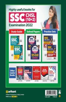 SSC CHSL (10+2) Combined Higher Secondary Level 15 Practice Sets & Solved Papers 2022