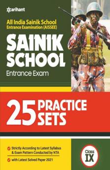 25 Practice Sets Sainik School Pravesh Pariksha Class 9 2022
