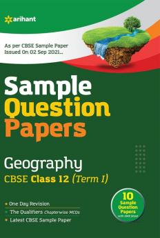 Sample CBSE Geography 12th