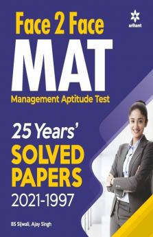 Face To Face MAT With 25 Years Solved Papers 2022