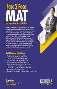 Face To Face MAT With 25 Years Solved Papers 2022