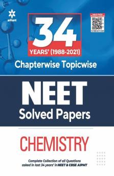 34 Years Chapterwise Topicwise Solved Papers NEET Chemistry 2022
