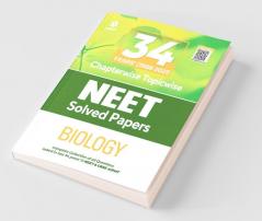 34 Years Chapterwise Topicwise Solved Papers NEET Biology 2022