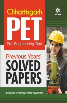 Solved Papers Chhattisgarh PET Pre Engineering Test 2022